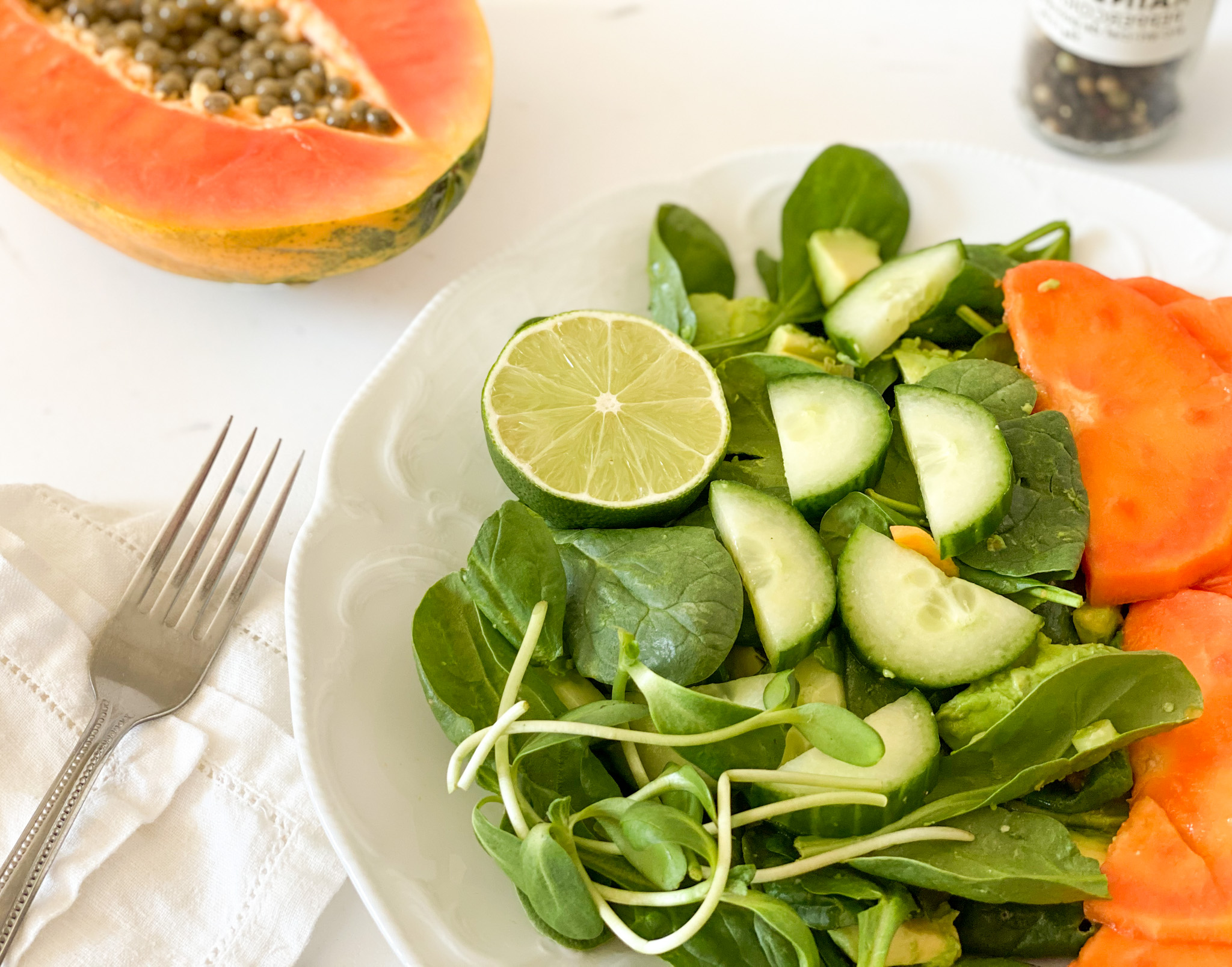 Simple Papaya Salad