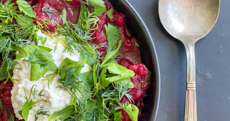 Oil-Free Vegan Borscht