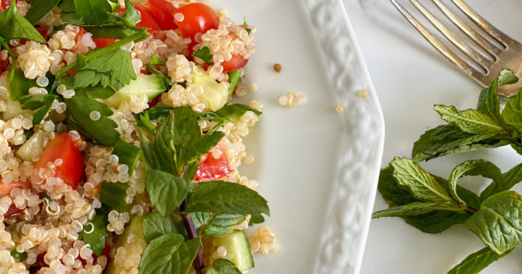 Oil-Free Quinoa Tabbouleh